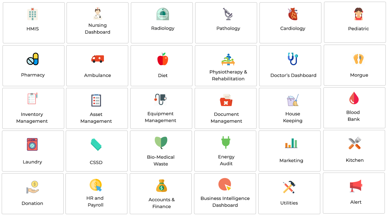 Hospital Information Management Software Modules